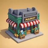 Idle Supermarket Tycoon Icon