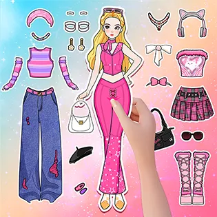 Paper Doll Diary: Dress Up DIY  Play on KizGame